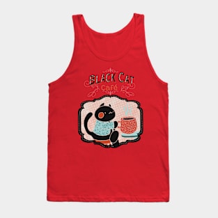 Black Cat Café Tank Top